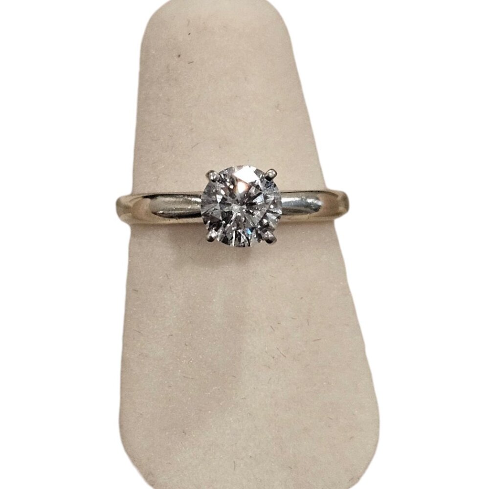 Leo Platinum 14K Solitaire .7ct Diamond Engagement Ring Retail At Over $5,900